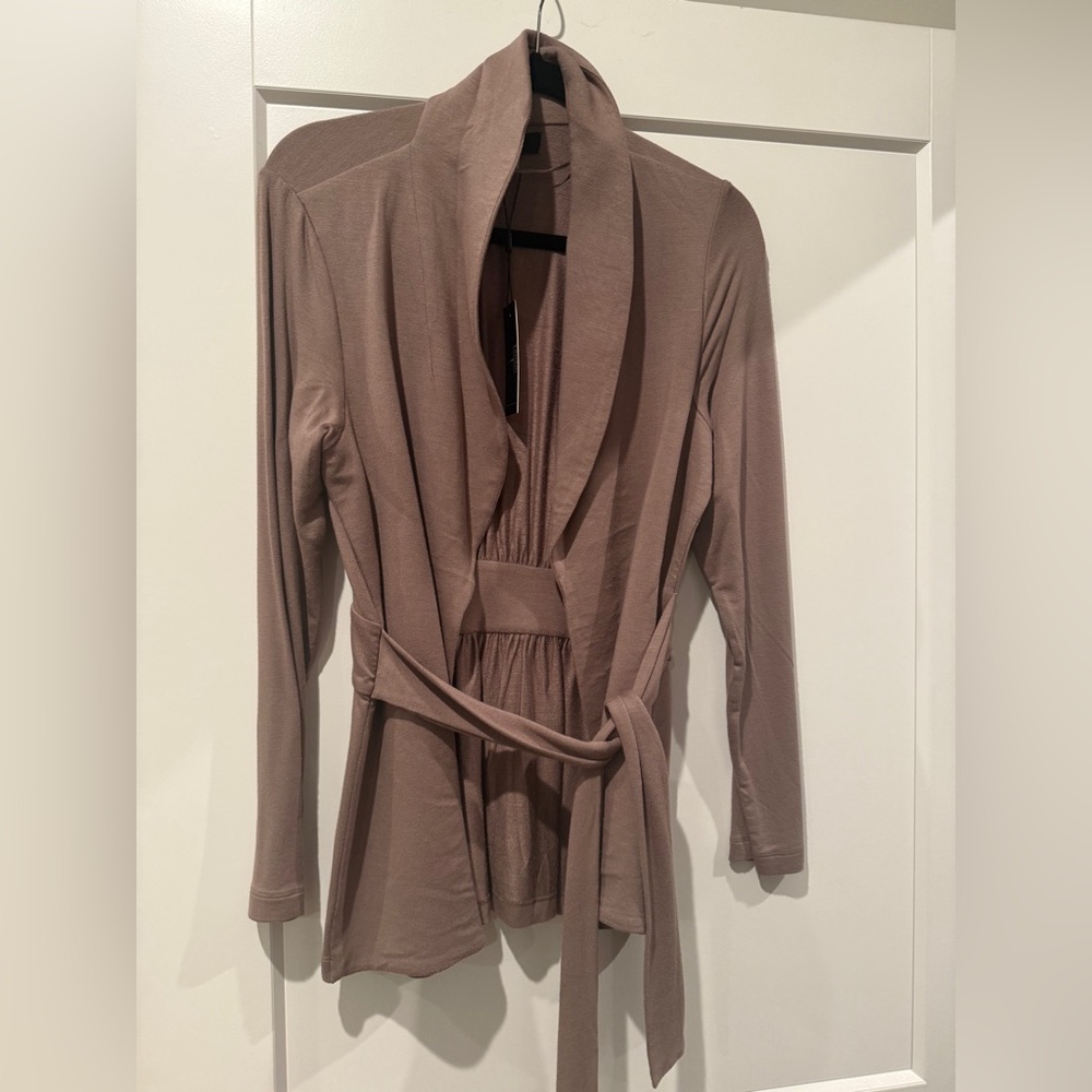 Tahari Belted Cardigan